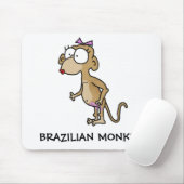 Brazilian Monkey Mousepad Muismat (Met muis)