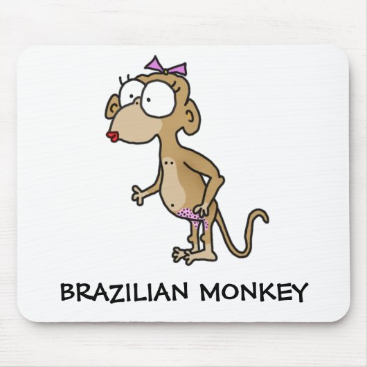 Brazilian Monkey Mousepad Muismat (Voorkant)