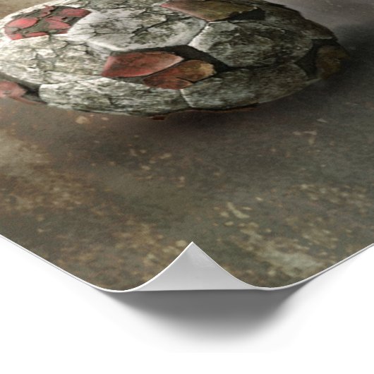 Brazilië 2014 The Desire Soccer Art van Jackie Lia Poster (Hoek)