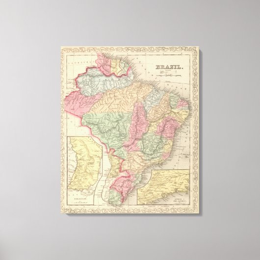 Brazilië 3 canvas afdruk (Voorkant)