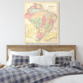 Brazilië 3 canvas afdruk (Insitu (Slaapkamer))