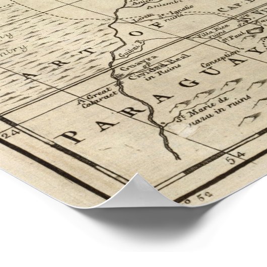 Brazilië 4 poster (Hoek)