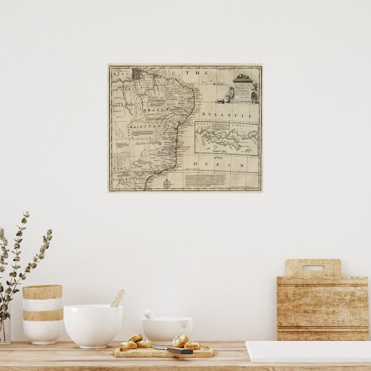 Brazilië 4 poster (Keuken)