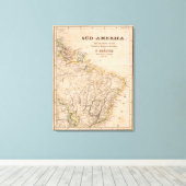 Brazilië 5 canvas afdruk (Insitu (Houten vloer))