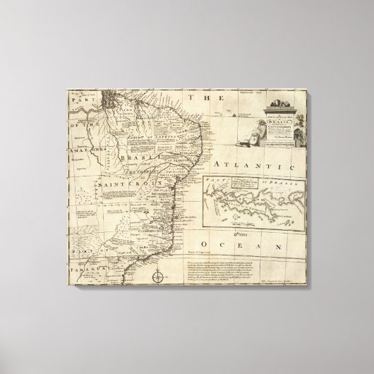 Brazilië 7 canvas afdruk (Voorkant)