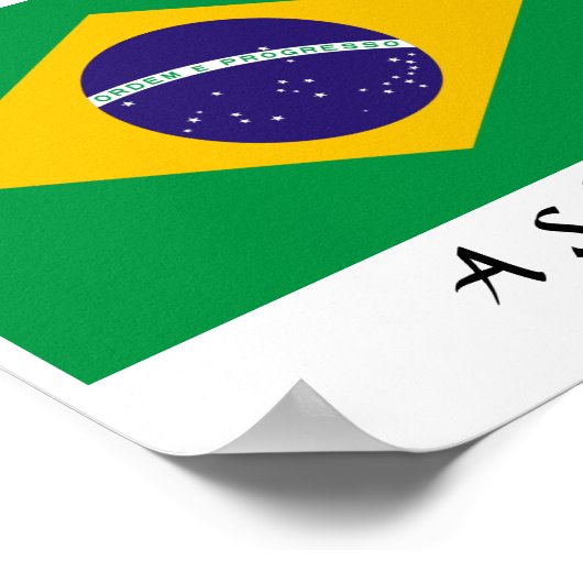 Brazilië "A Seleção" Poster (Hoek)