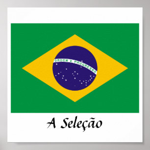 Brazilië "A Seleção" Poster