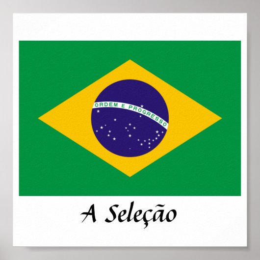 Brazilië "A Seleção" Poster (Voorkant)