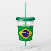 Brazilië Acryl Drinkbeker (Voorkant)