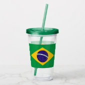 Brazilië Acryl Drinkbeker (Achterkant)