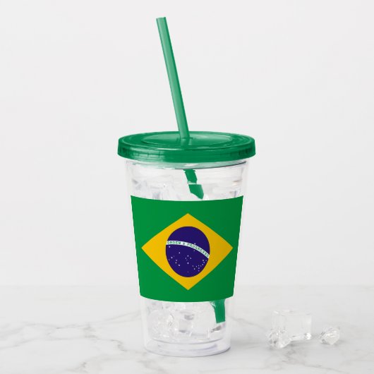 Brazilië Acryl Drinkbeker (Voorkant ijs)