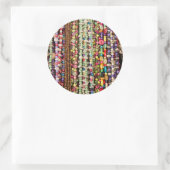 Brazilië, Amazon, Manaus. Typisch Braziliaans Ronde Sticker (Tas)