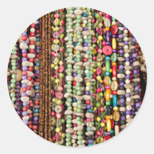 Brazilië, Amazon, Manaus. Typisch Braziliaans Ronde Sticker