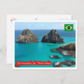 Brazilië - Archipelago Fernando de Noronha - Briefkaart (Voorkant / Achterkant)