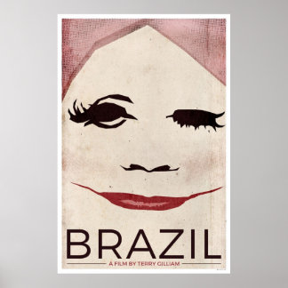 Brazilië Art a Terry Gilliam Movie Poster
