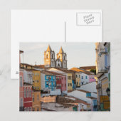Brazilië, Bahia, Salvador, de oudste stad Briefkaart (Voorkant / Achterkant)