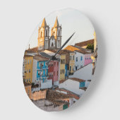 Brazilië, Bahia, Salvador, de oudste stad Grote Klok (Hoek)