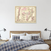 Brazilië, Bolivia, Paraguay, Uruguay Canvas Afdruk (Insitu (Slaapkamer))