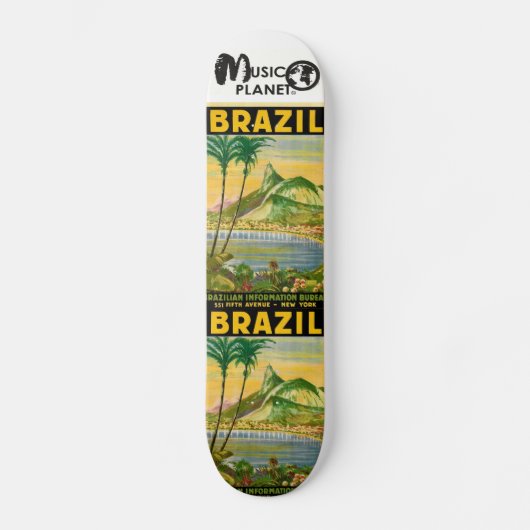 BRAZILIË  BRASIL Skateboard (Voorkant)