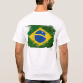 Brazilië, Brazilië Vlag T-shirt (Achterkant)