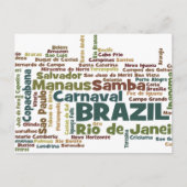 BRAZILIË Briefkaart (Voorkant)