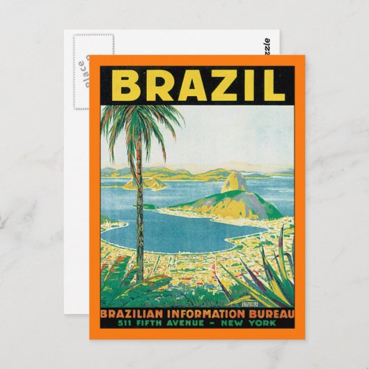 Brazilië Briefkaart (Voorkant / Achterkant)