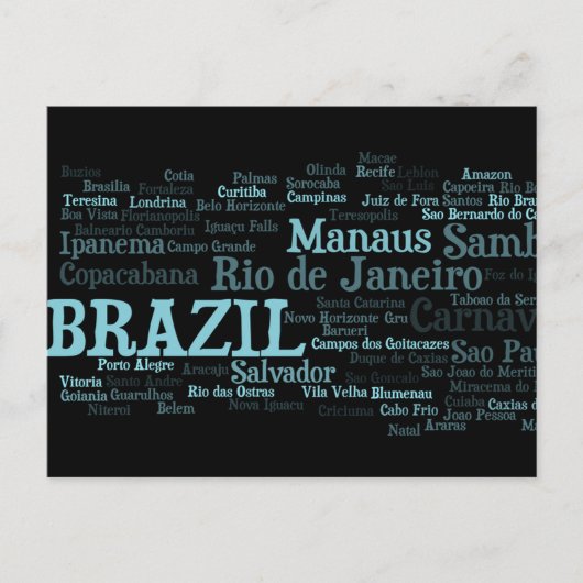 BRAZILIË Briefkaart (Voorkant)