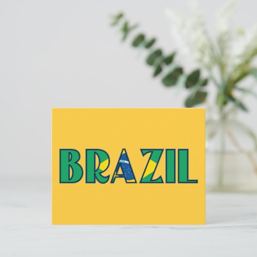 Brazilië Briefkaart (Staand voorkant)