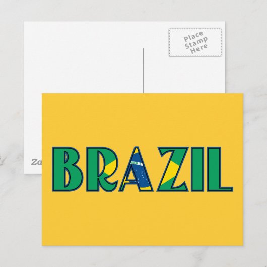 Brazilië Briefkaart (Voorkant / Achterkant)