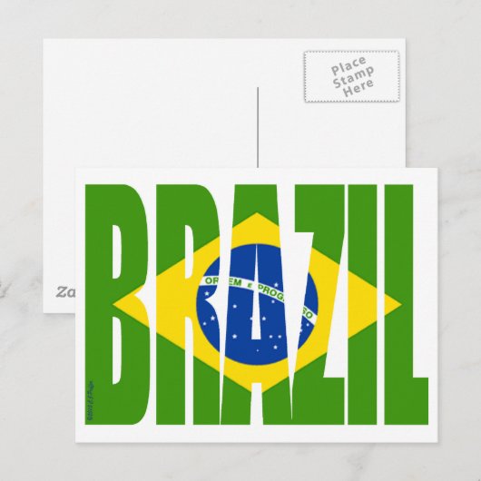 BRAZILIË BRIEFKAART (Voorkant / Achterkant)