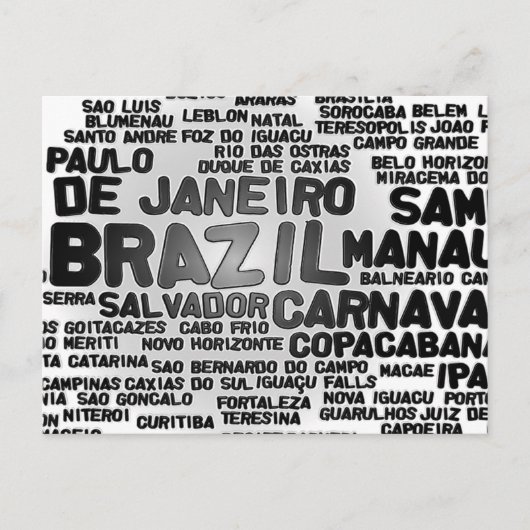 BRAZILIË Briefkaart (Voorkant)