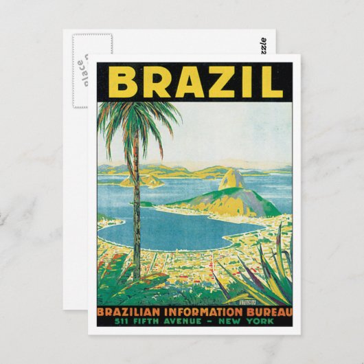  Brazilië Briefkaart (Voorkant / Achterkant)