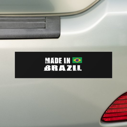 BRAZILIË BUMPERSTICKER (Op auto)