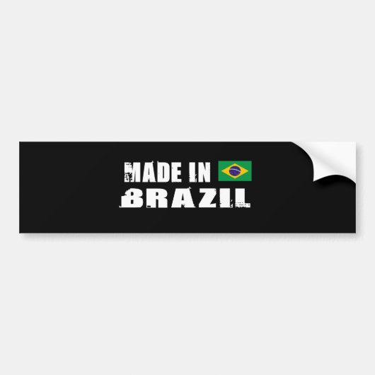 BRAZILIË BUMPERSTICKER (Voorkant)