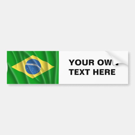BRAZILIË BUMPERSTICKER (Voorkant)