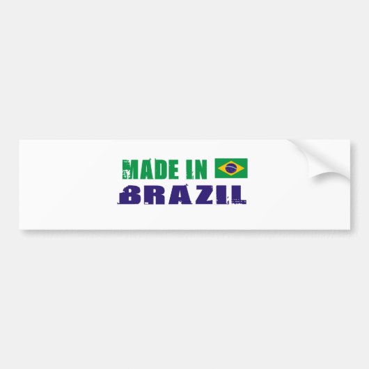 BRAZILIË BUMPERSTICKER (Voorkant)