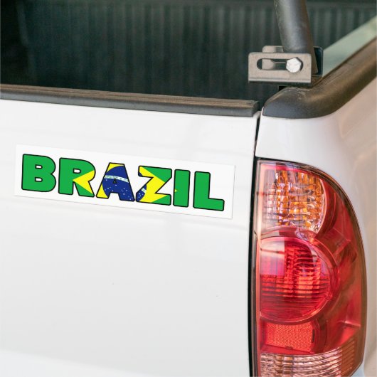 Brazilië Bumpersticker (Op Truck)