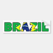 Brazilië Bumpersticker (Voorkant)