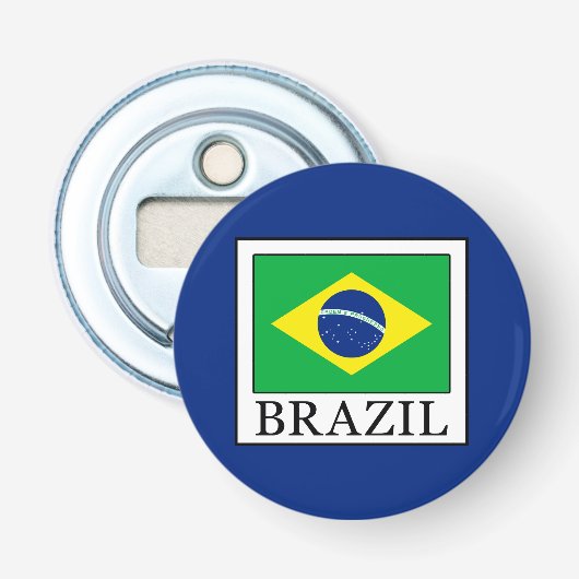 Brazilië Button Flesopener (Voorkant)