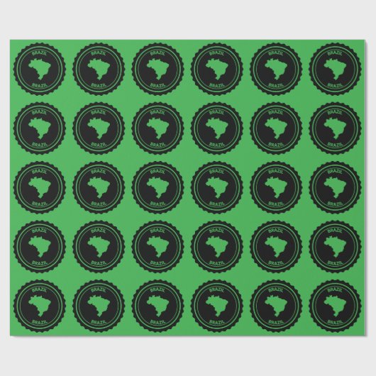Brazilië Cadeaupapier (Vlak)