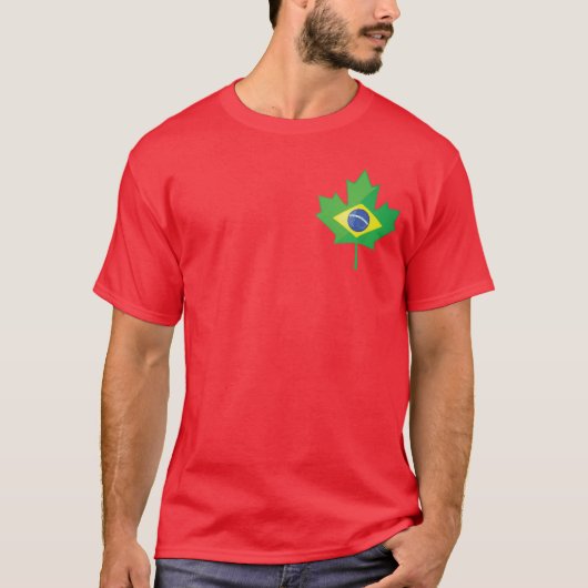 Brazilië Canada - kleine logo T-shirt (Voorkant)