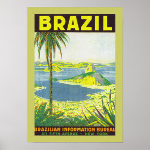 Brazilië (canvas) poster