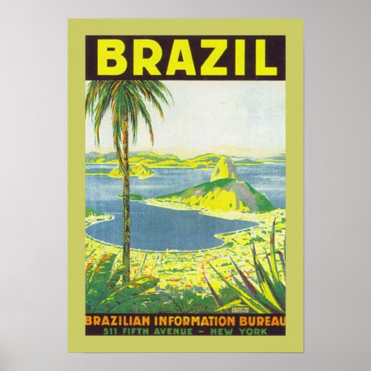 Brazilië (canvas) poster (Voorkant)