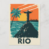 Brazilië Christ the Redeemer briefkaart (Voorkant)