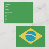 Brazilië - Chubby Visitekaartje (Voorkant / Achterkant)