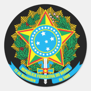 Brazilië Coat Arms Sticker