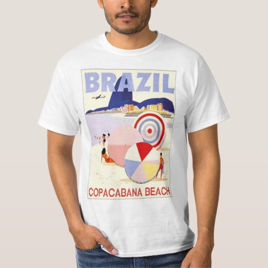 BRAZILIË COPACABANA T-SHIRT (Voorkant)