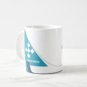 Brazilië Cruzeiro Logo Koffiemok (Voorkant links)