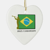 BRAZILIË CUIABA MISSION LDS KERAMISCH ORNAMENT (Rechts)