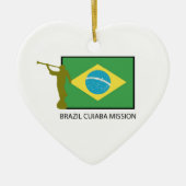 BRAZILIË CUIABA MISSION LDS KERAMISCH ORNAMENT (Voorkant)